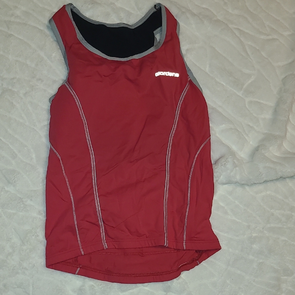 Giordana Women's Sport Tank Top Triathlon Marathon Cycling Athletic Wear Fuschia